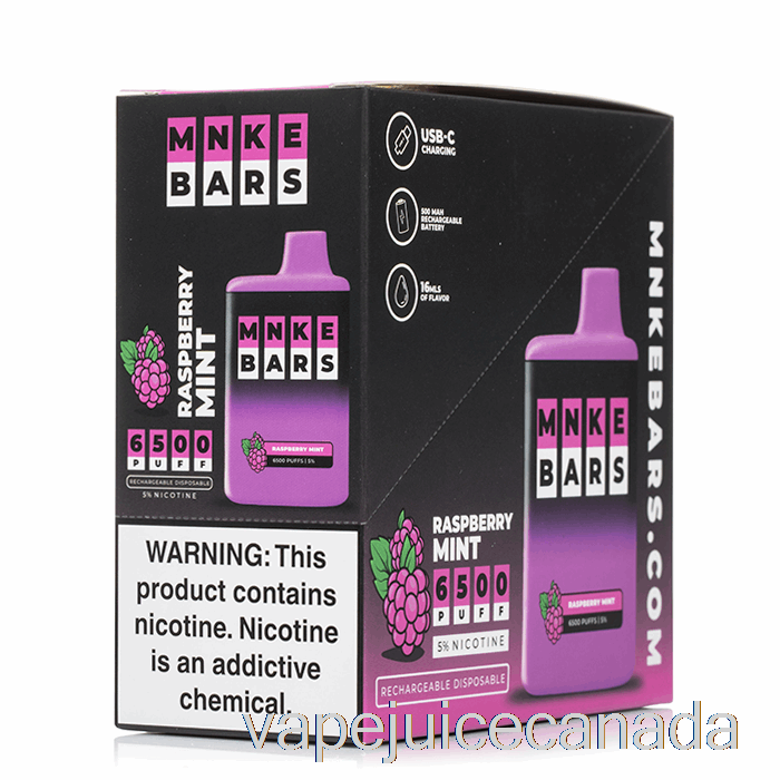 Vape Canada MNKE Bars 6500 Disposable (5-Pack)
